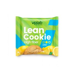 Fitness cookies VPLAB Lean Cookie, protein and fiber, 40 g, lemon