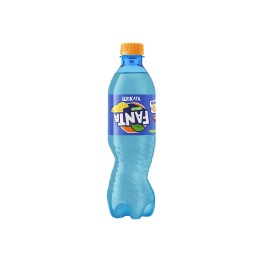 drink fanta citrus 0.5 l sky blue bottle