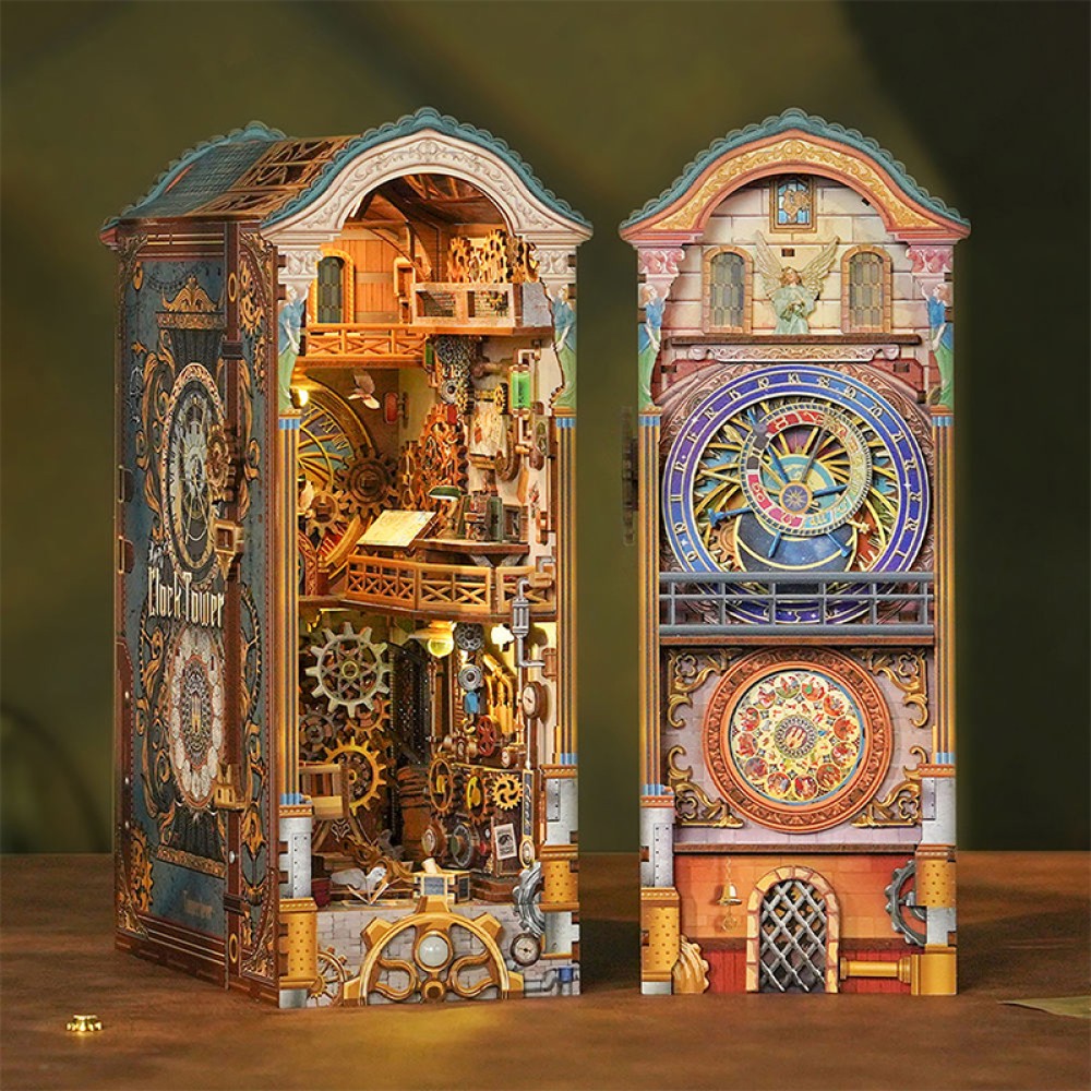 Clock Tower Bookstore 3D Puzzle Clock Tower Bookstore 3D Puzzle