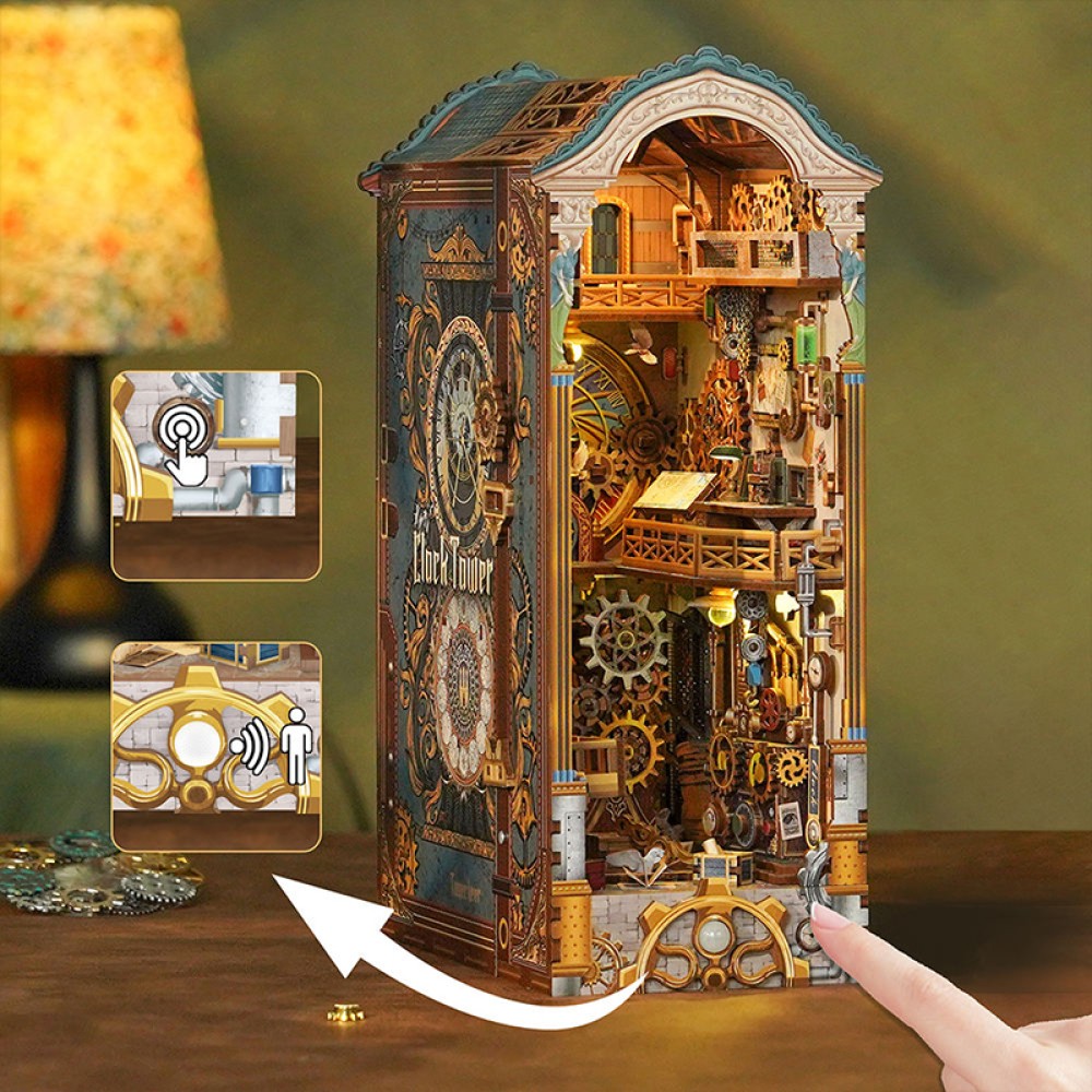 Clock Tower Bookstore 3D Puzzle