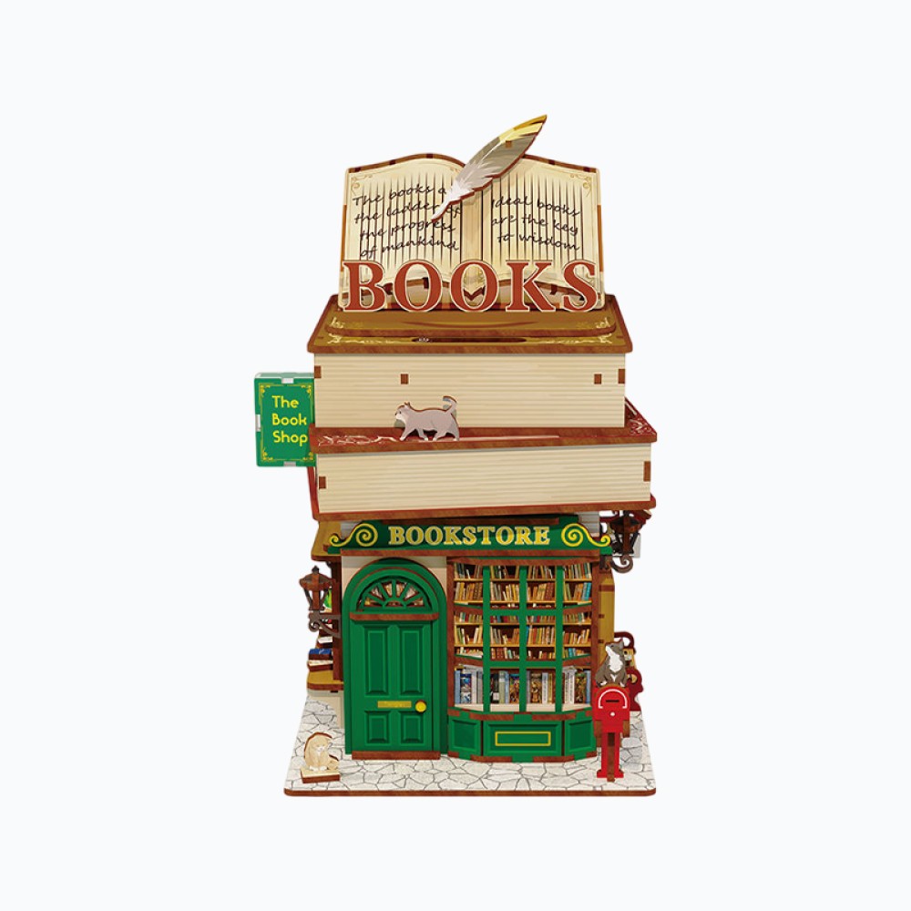 Time Bookstore 3D Puzzle