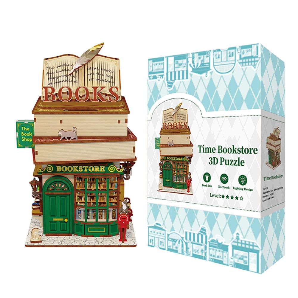 Time Bookstore 3D Puzzle Time Bookstore 3D Puzzle