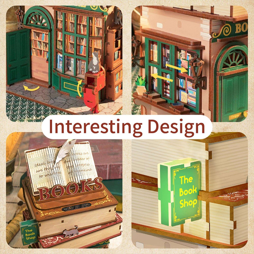 Time Bookstore 3D Puzzle