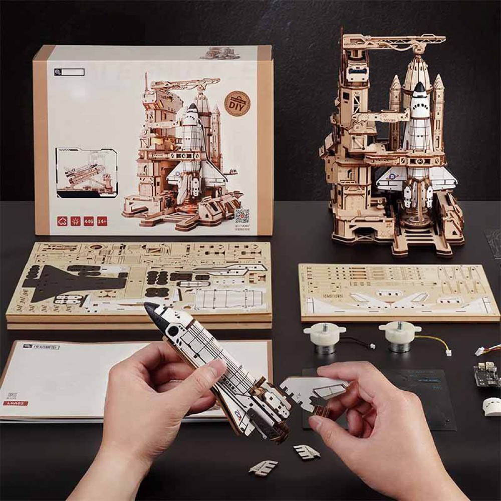 3D Wooden Space Shuttle Puzzle