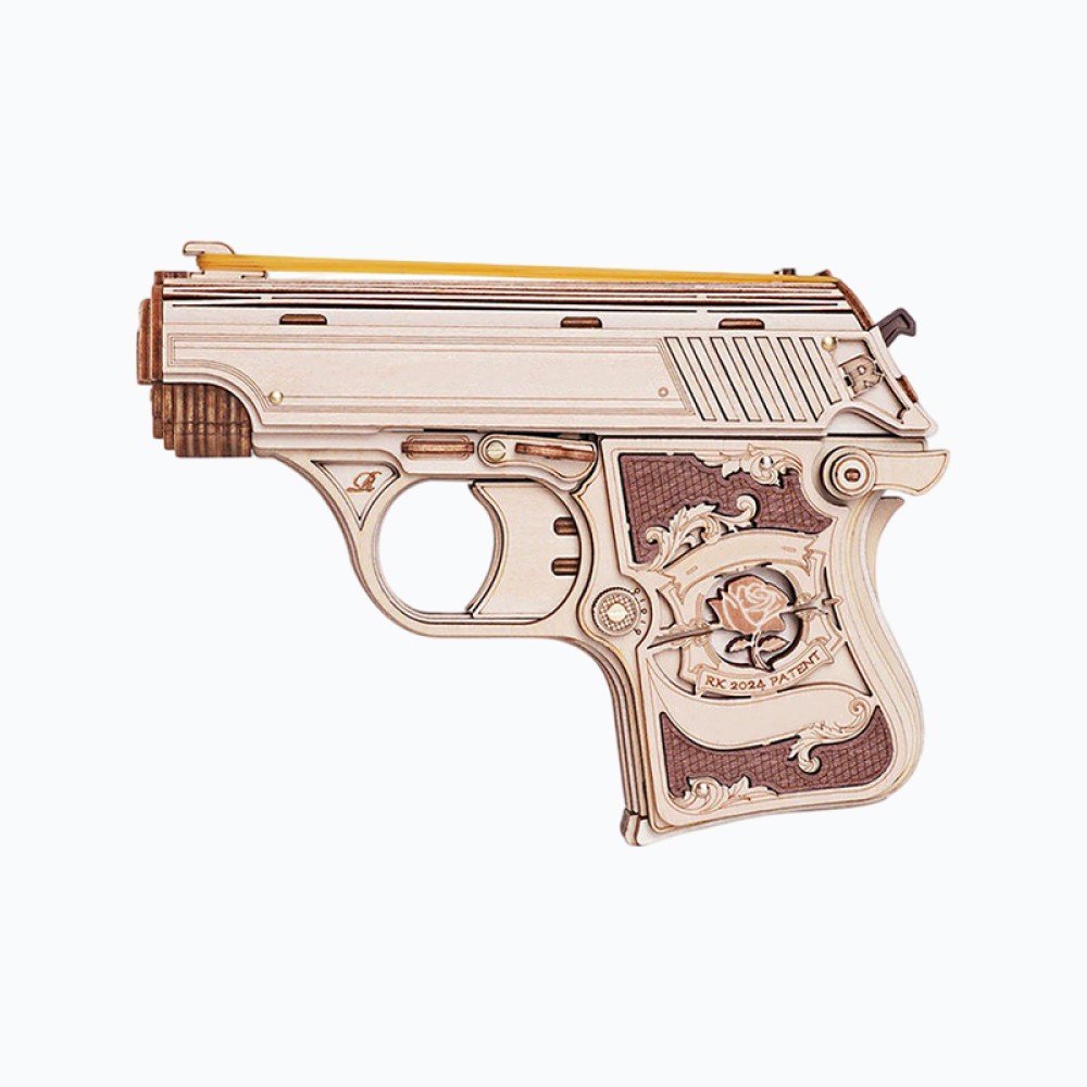 Miniature Pistol 3D Wooden Puzzle