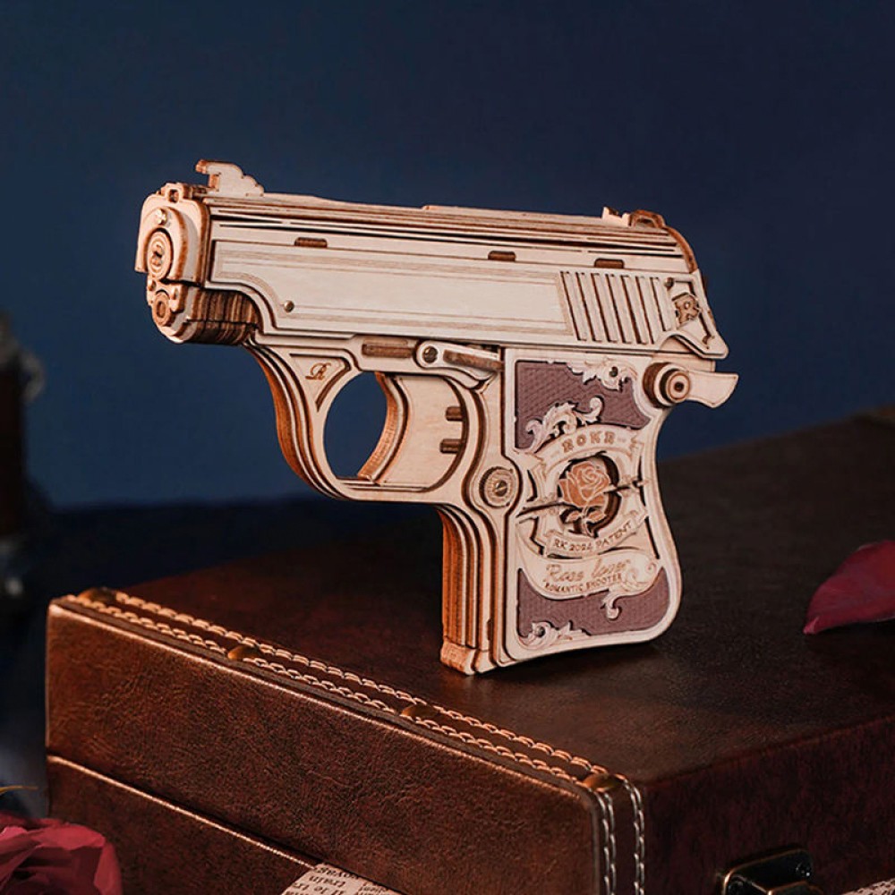 Miniature Pistol 3D Wooden Puzzle Miniature Pistol 3D Wooden Puzzle
