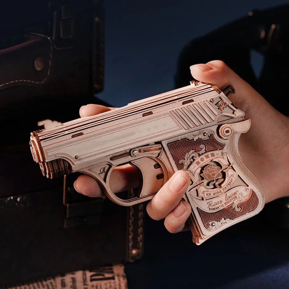 Miniature Pistol 3D Wooden Puzzle