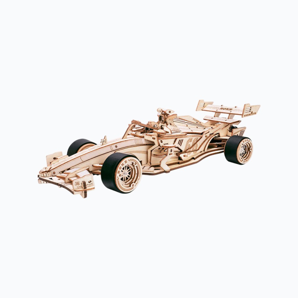3D Wooden Racing Car Model Puzzle