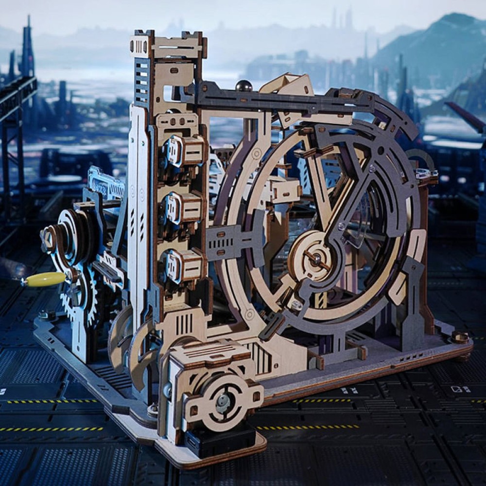 Spaceport 3D Wooden Puzzle
