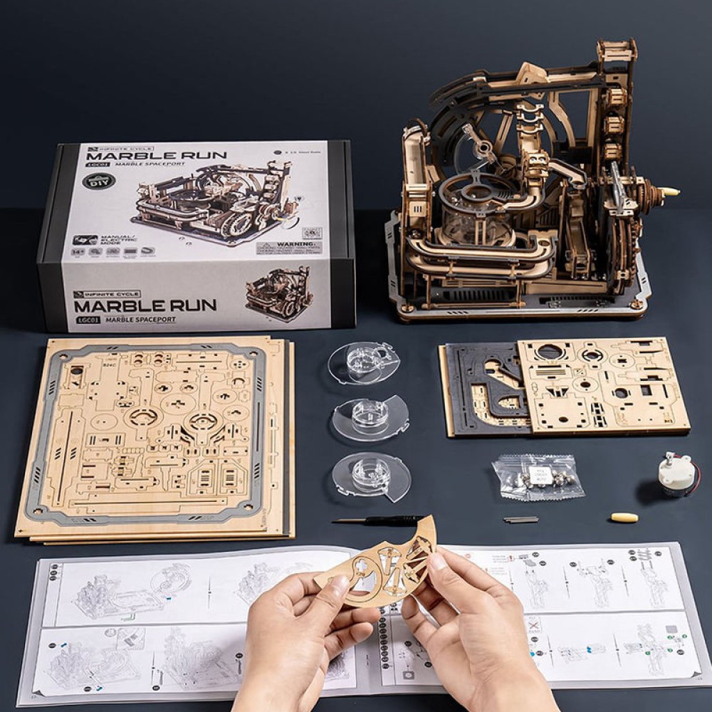Spaceport 3D Wooden Puzzle