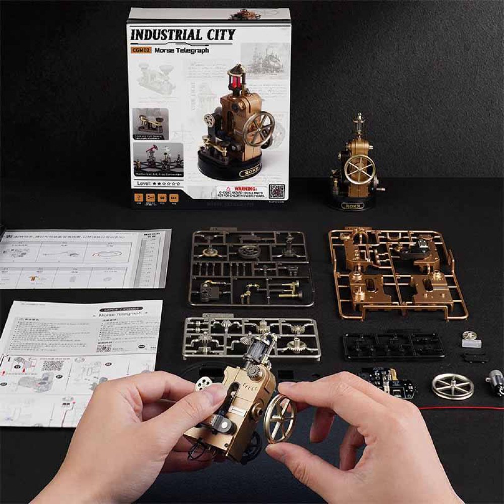 3D Telegraph Model Plastic Puzzle