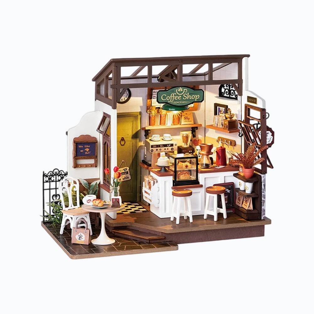 3D Wooden Puzzle for a Coffee Shop