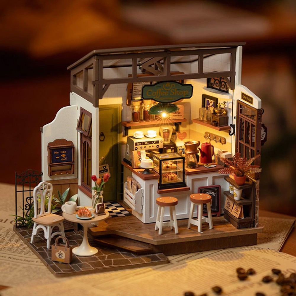 3D Wooden Puzzle for a Coffee Shop 3D Wooden Puzzle for a Coffee Shop