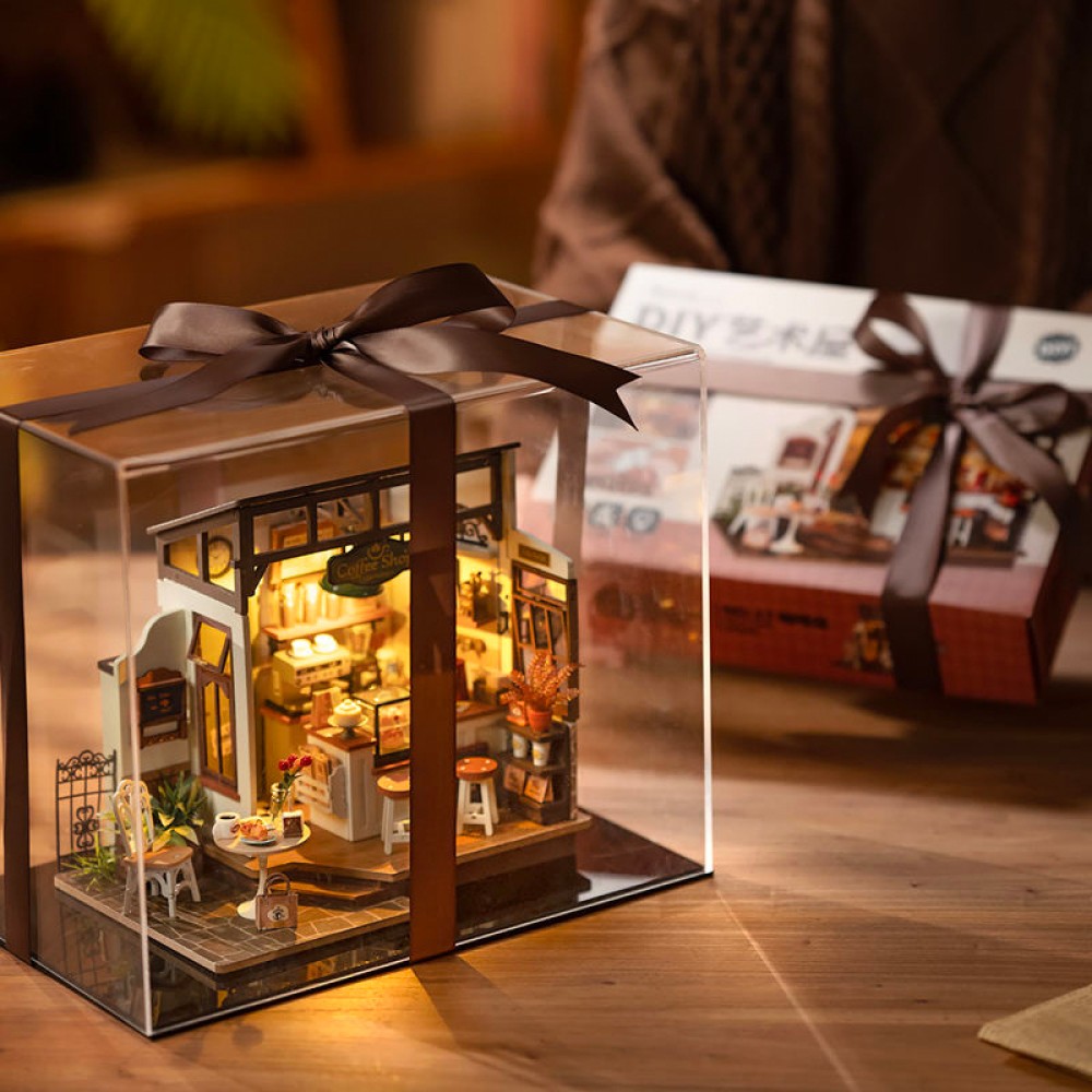 3D Wooden Puzzle for a Coffee Shop