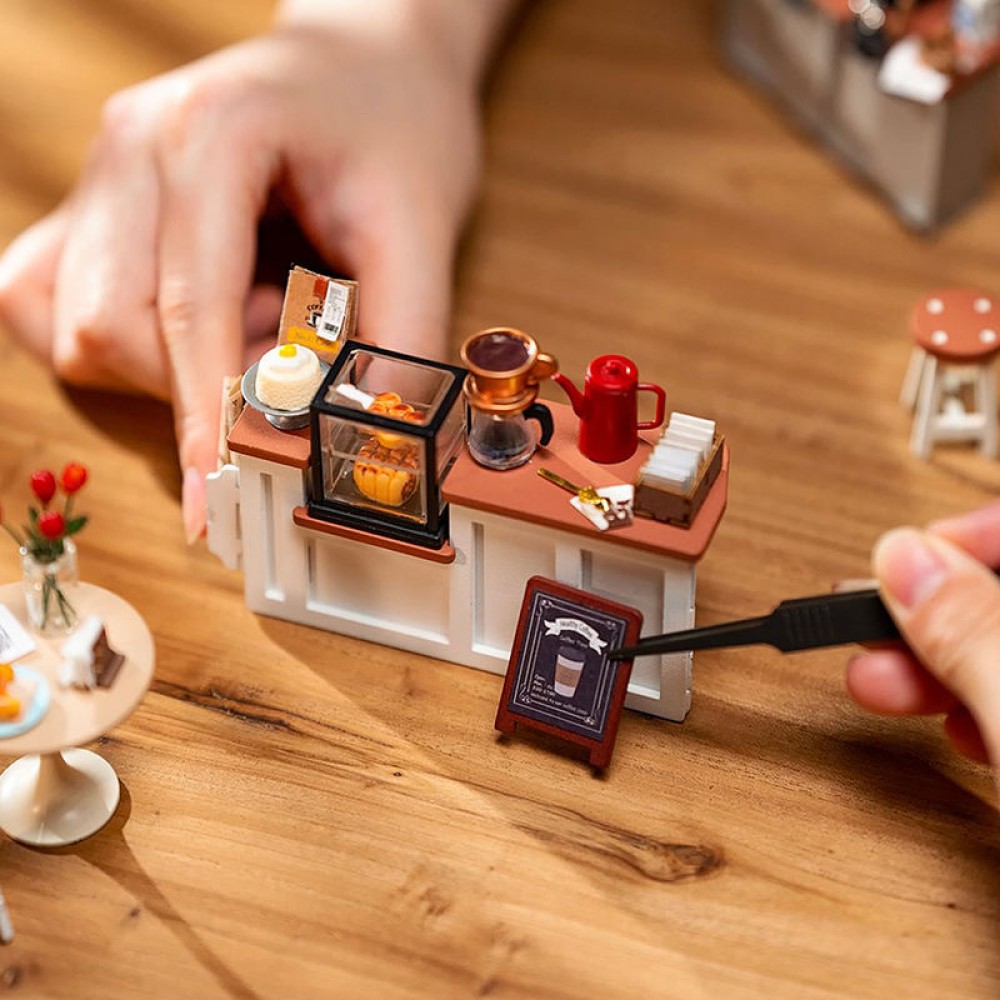3D Wooden Puzzle for a Coffee Shop