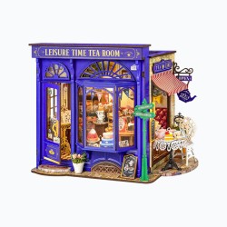 3D Wooden Puzzle for a Relaxing Tea Room
