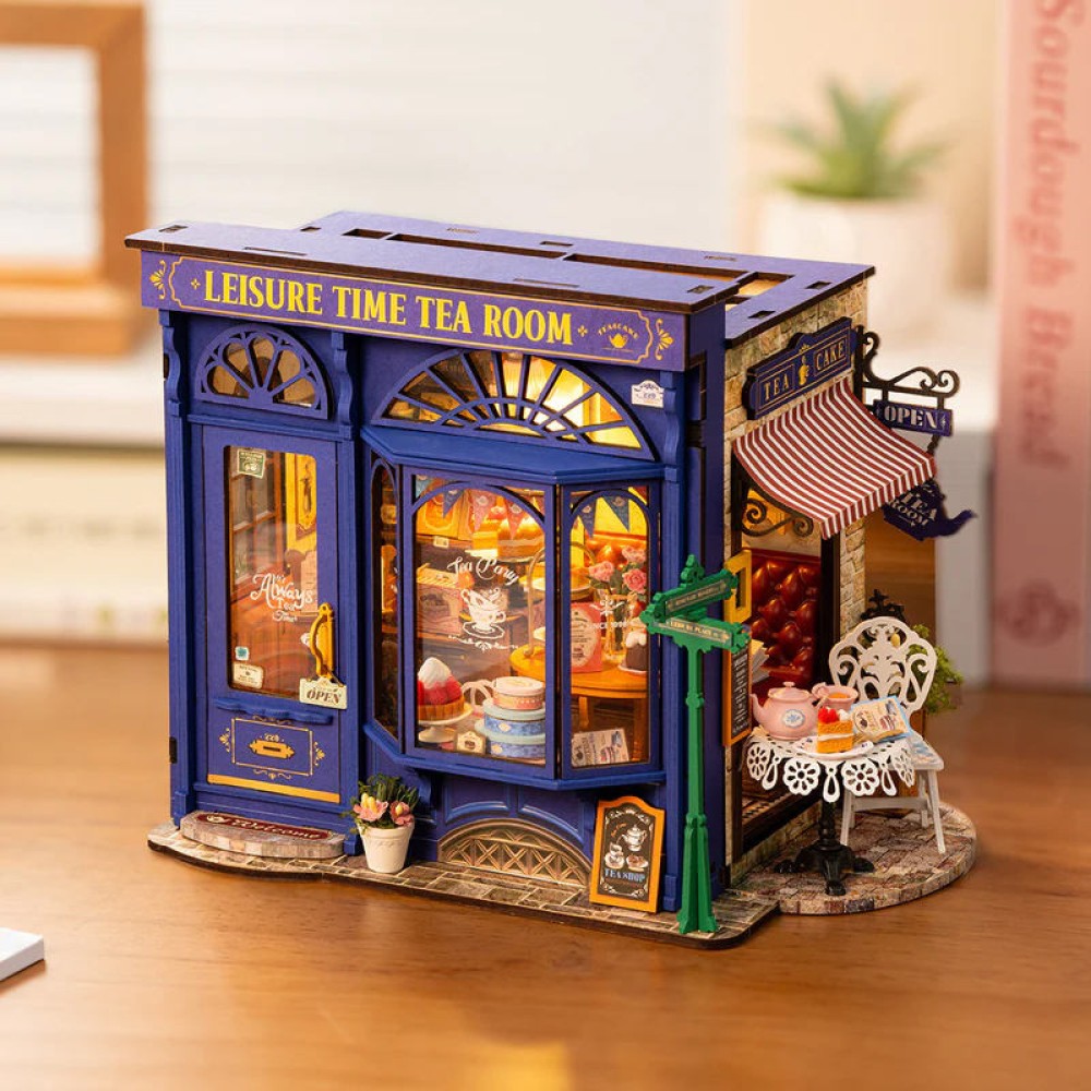 3D Wooden Puzzle for a Relaxing Tea Room 3D Wooden Puzzle for a Relaxing Tea Room
