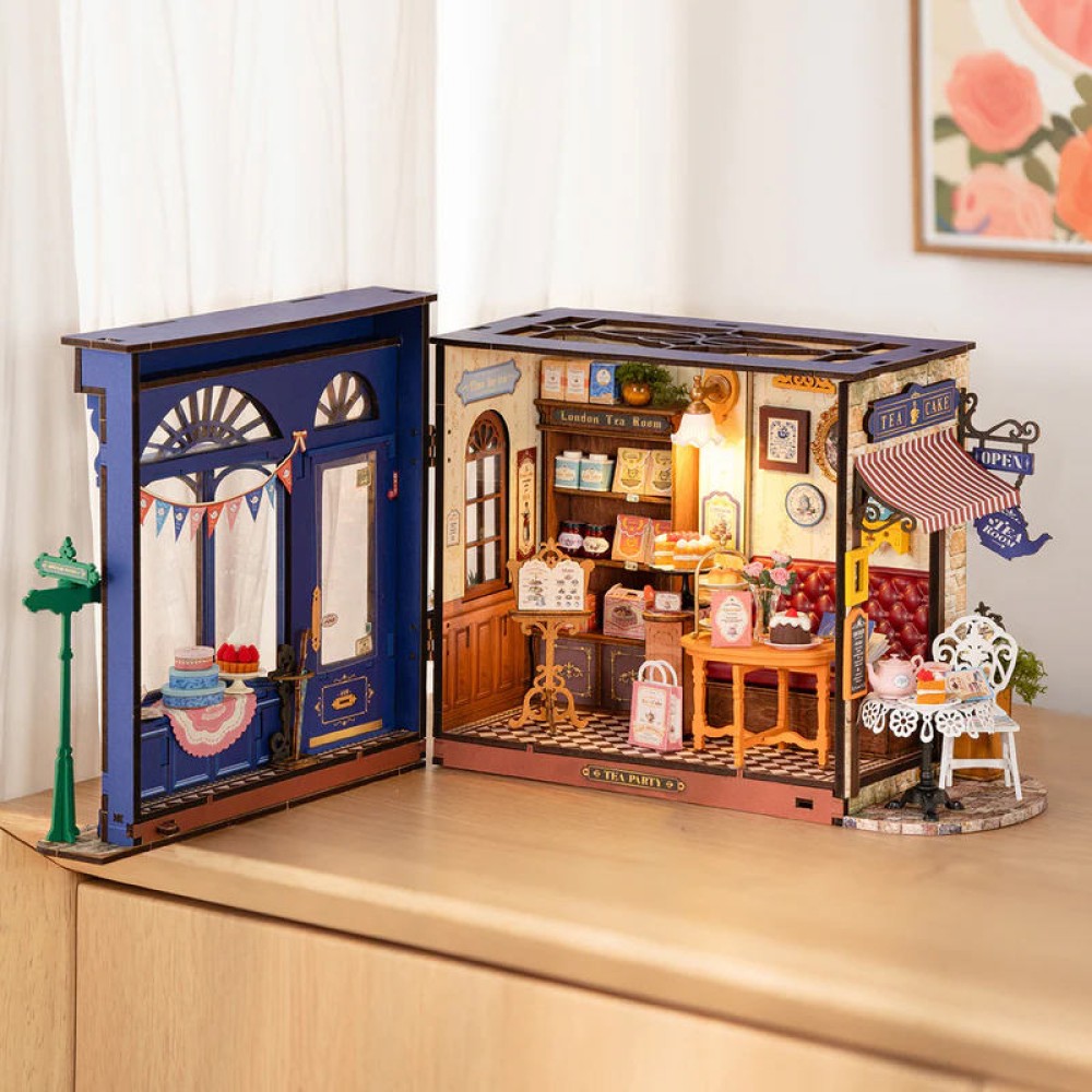 3D Wooden Puzzle for a Relaxing Tea Room