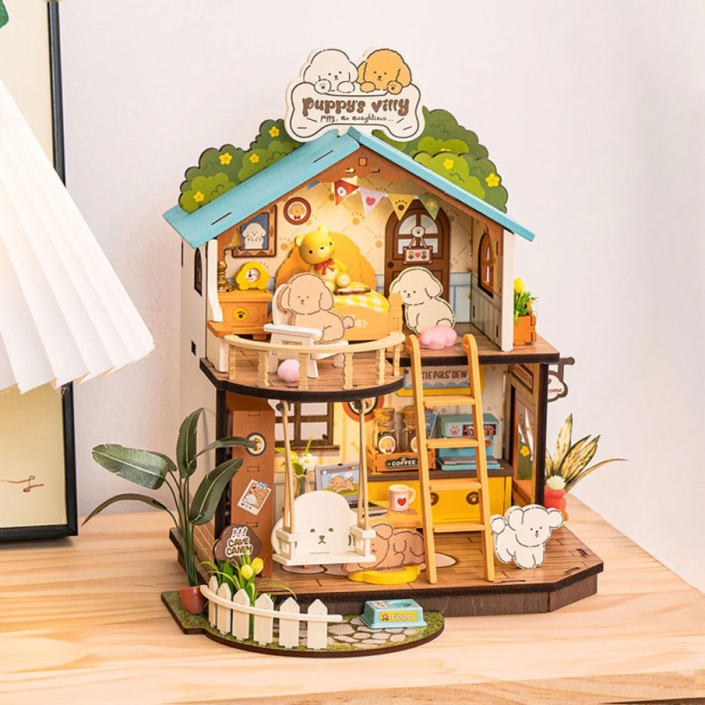 3D Wooden Puppy House Puzzle 3D Wooden Puppy House Puzzle