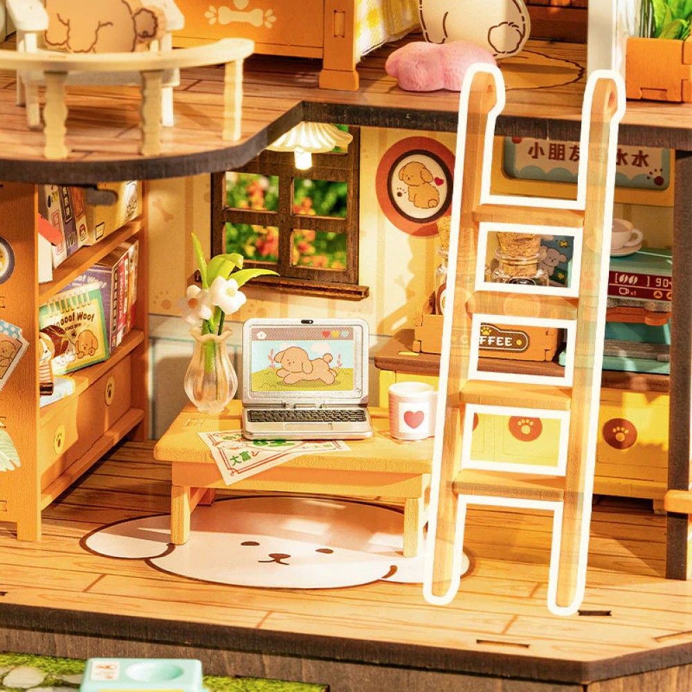 3D Wooden Puppy House Puzzle
