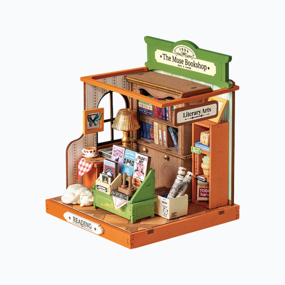 Muse Bookstore 3D Wooden Puzzle
