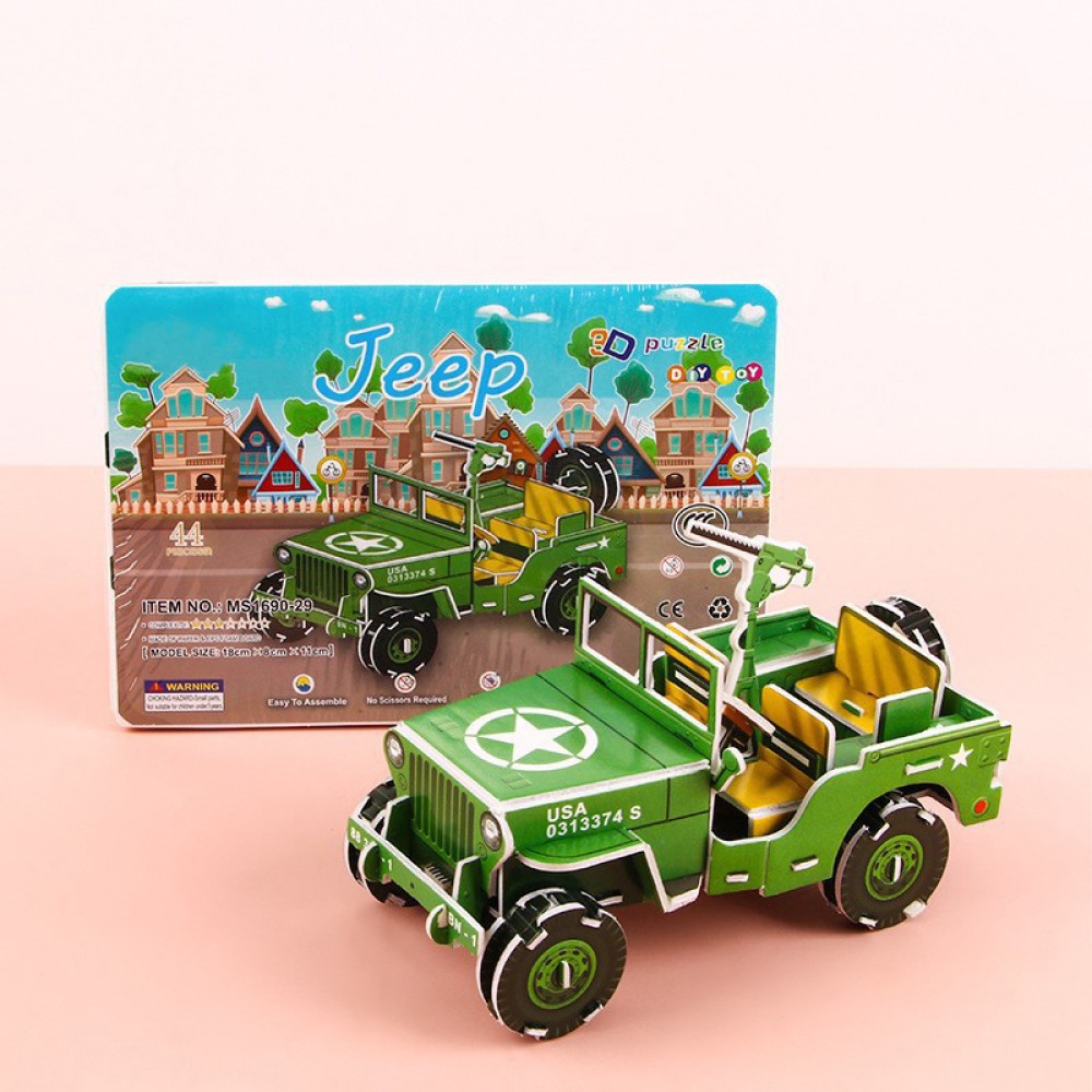 Jeep 3D Puzzle for Kids Jeep 3D Puzzle for Kids