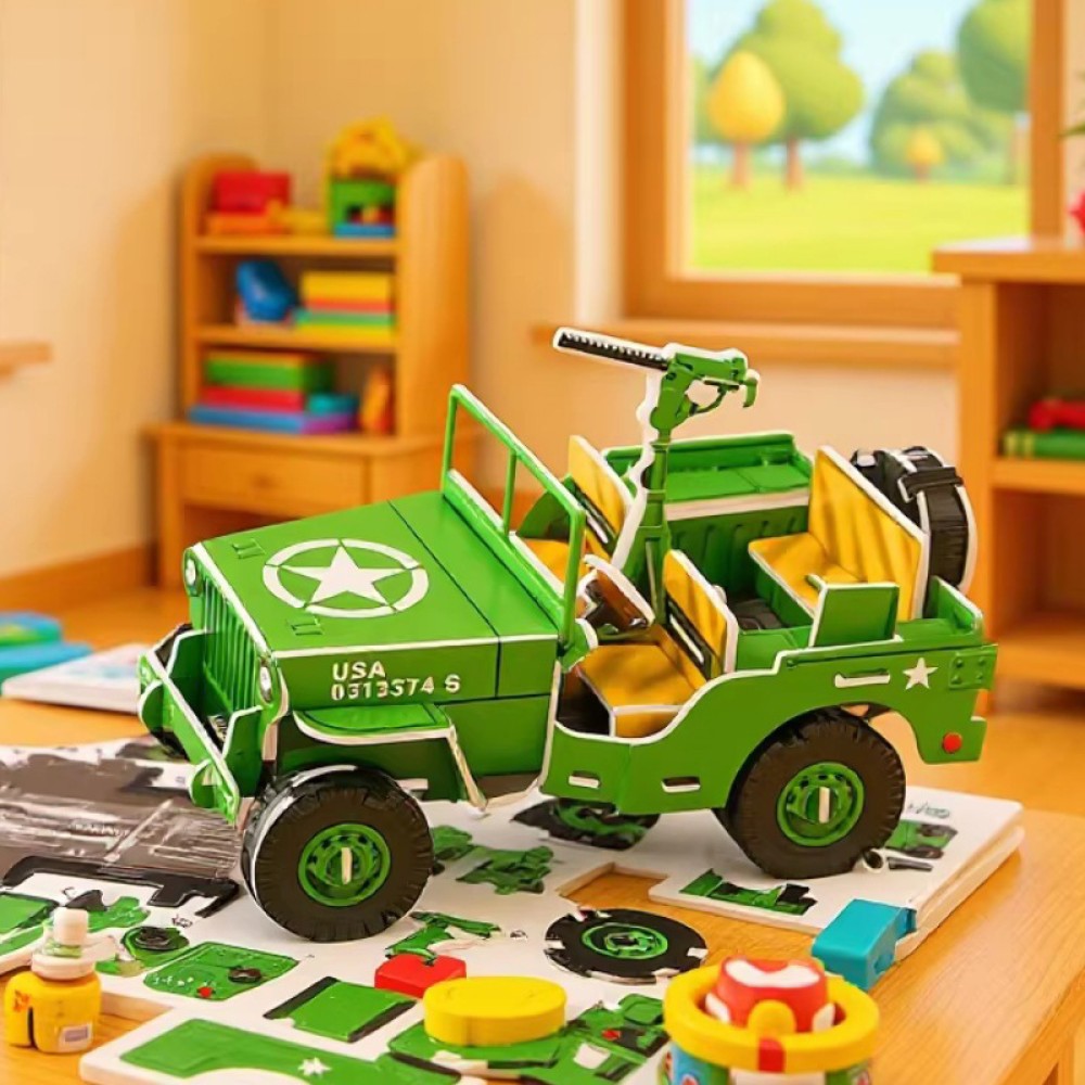 Jeep 3D Puzzle for Kids