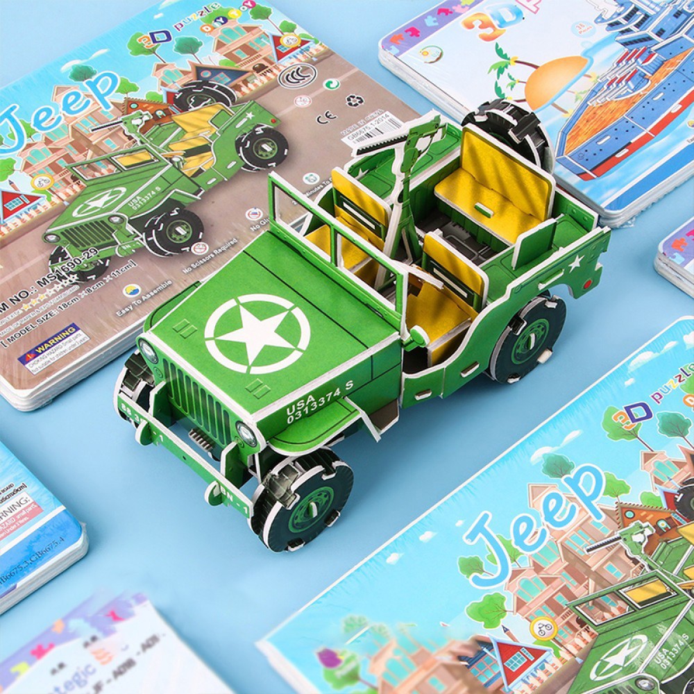 Jeep 3D Puzzle for Kids