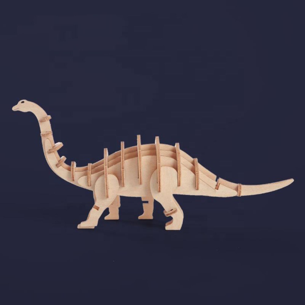 3D Dinosaur Wooden Children's Puzzle