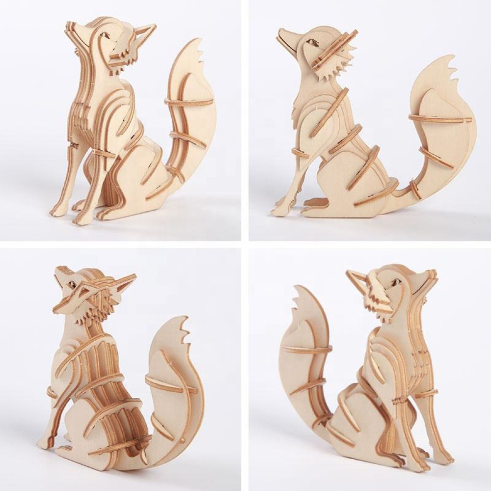 3D Children's Fox Puzzle