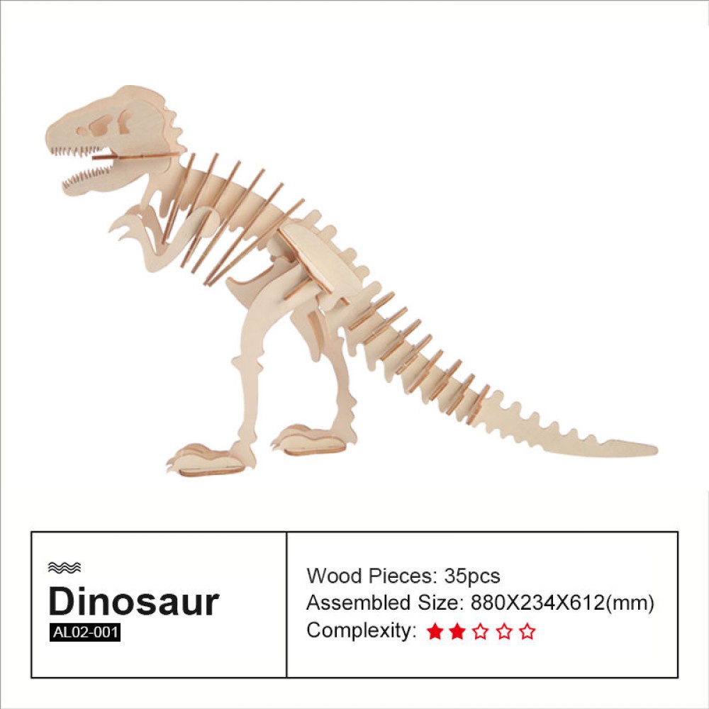 Tyrannosaurus Rex 3D Wooden Children's Puzzle