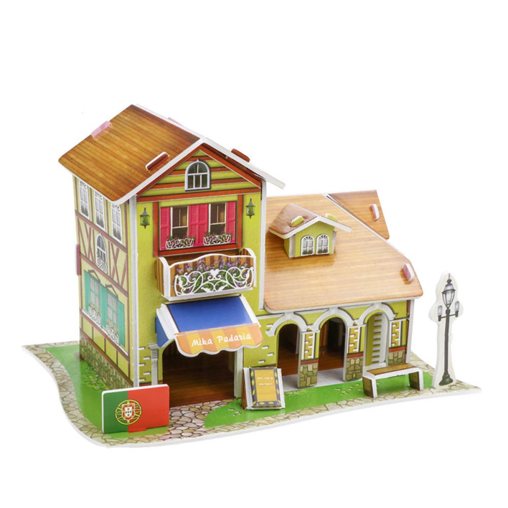 3D Paper Puzzle of a Villa Architecture 3D Paper Puzzle of a Villa Architecture