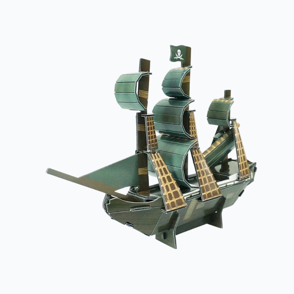 3D Warship Model Puzzle for Children