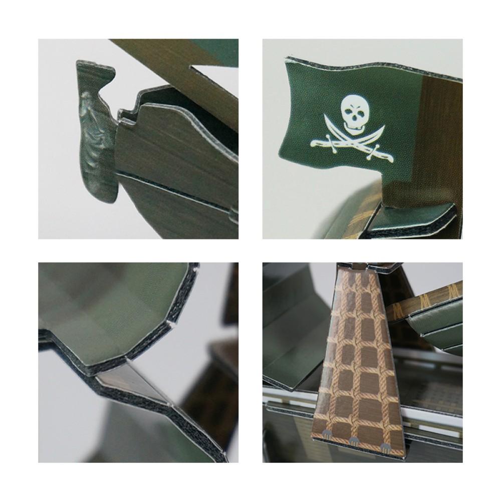 3D Warship Model Puzzle for Children