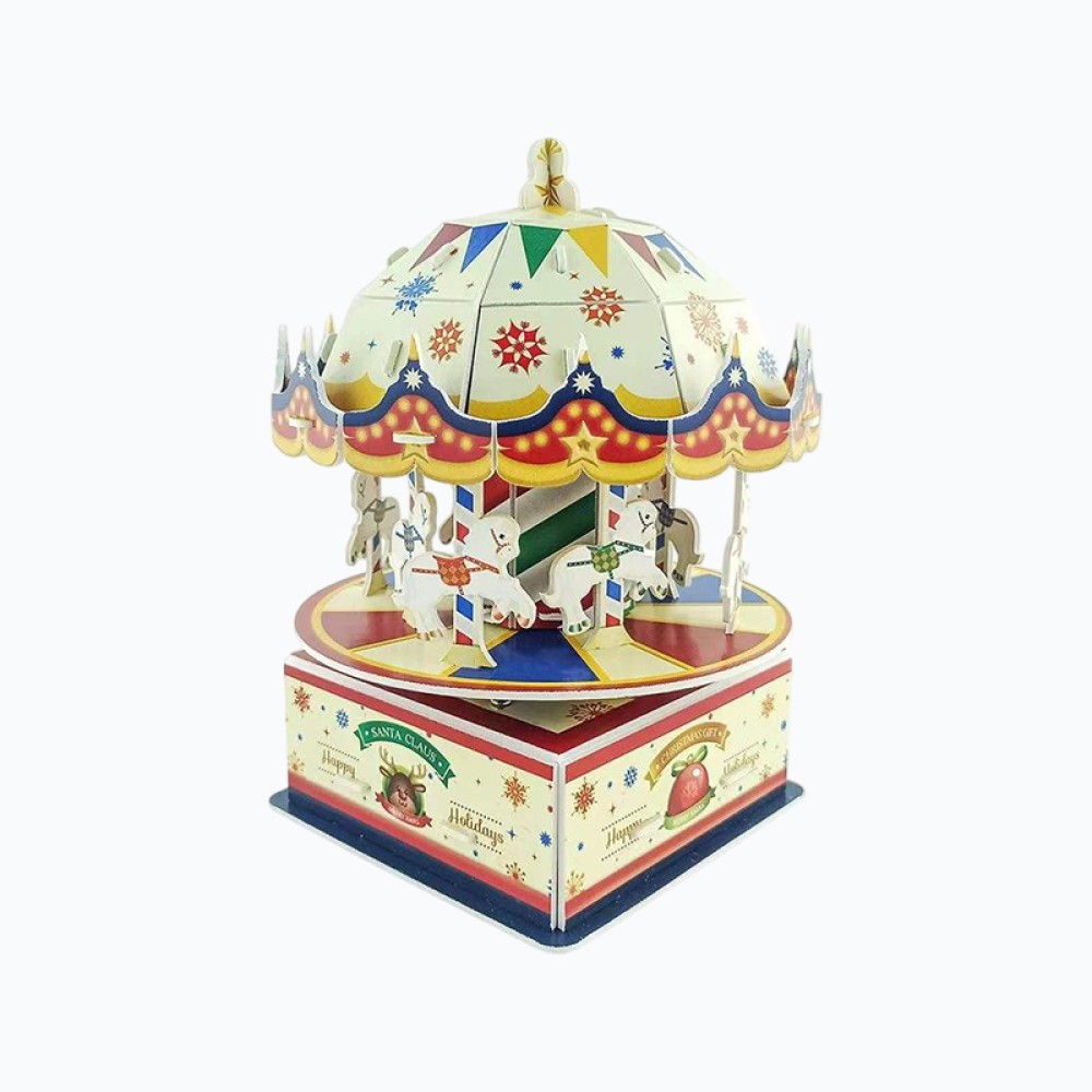 3D Carousel Puzzle for Children