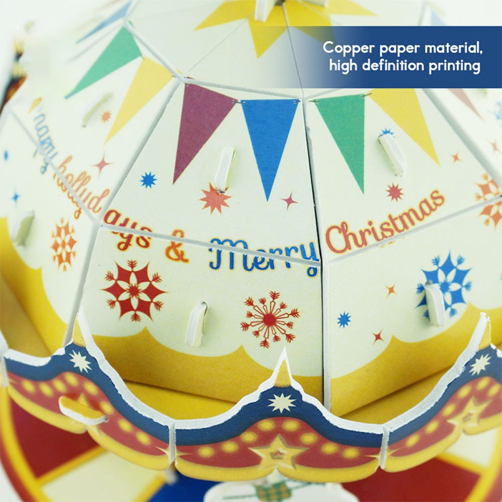 3D Carousel Puzzle for Children