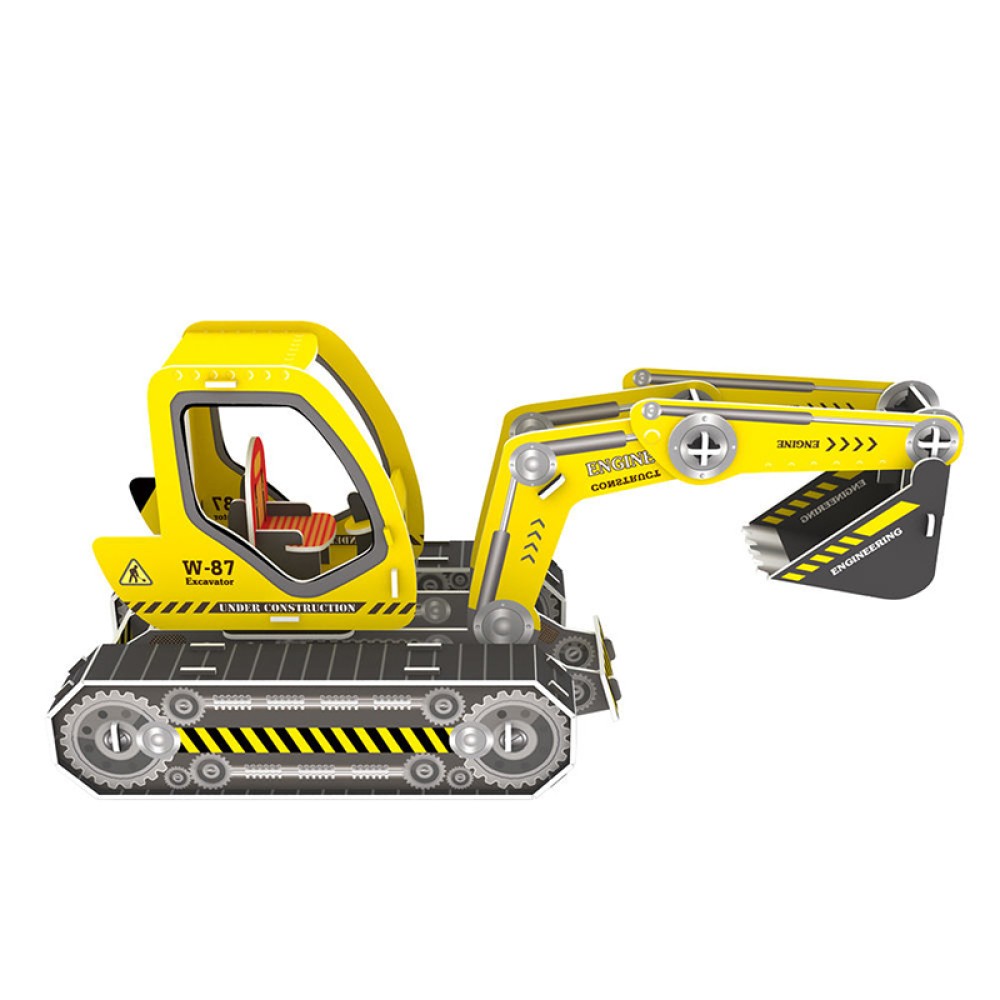 Excavator 3D Puzzle for Children Excavator 3D Puzzle for Children