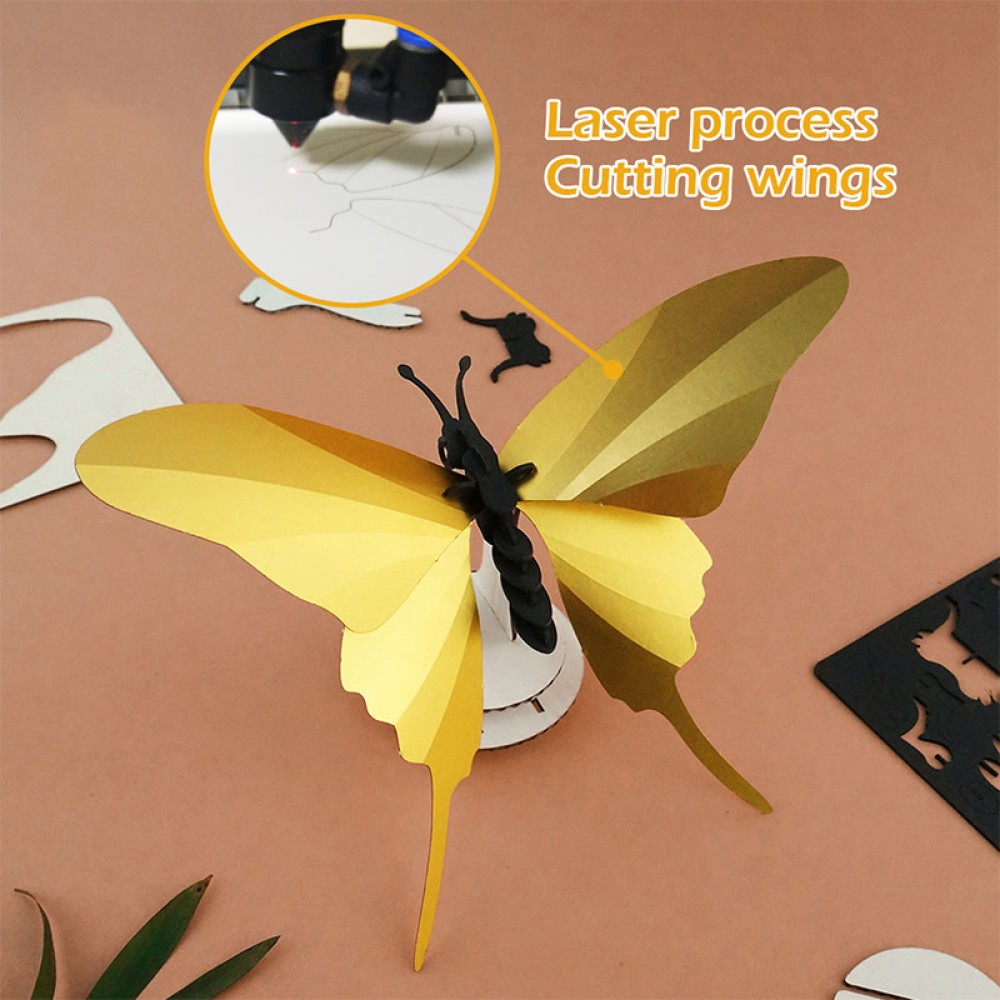 Golden Butterfly 3D Children's Puzzle
