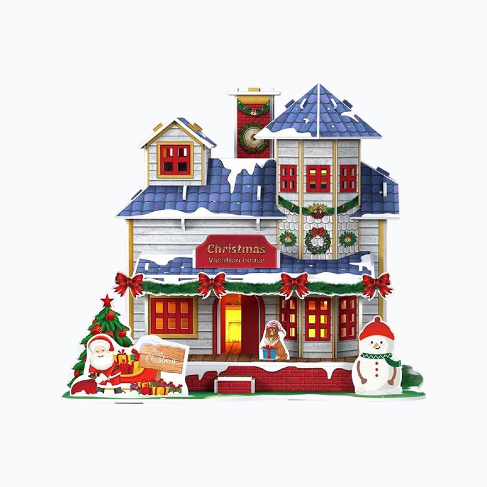 Christmas House 3D Puzzle for Children