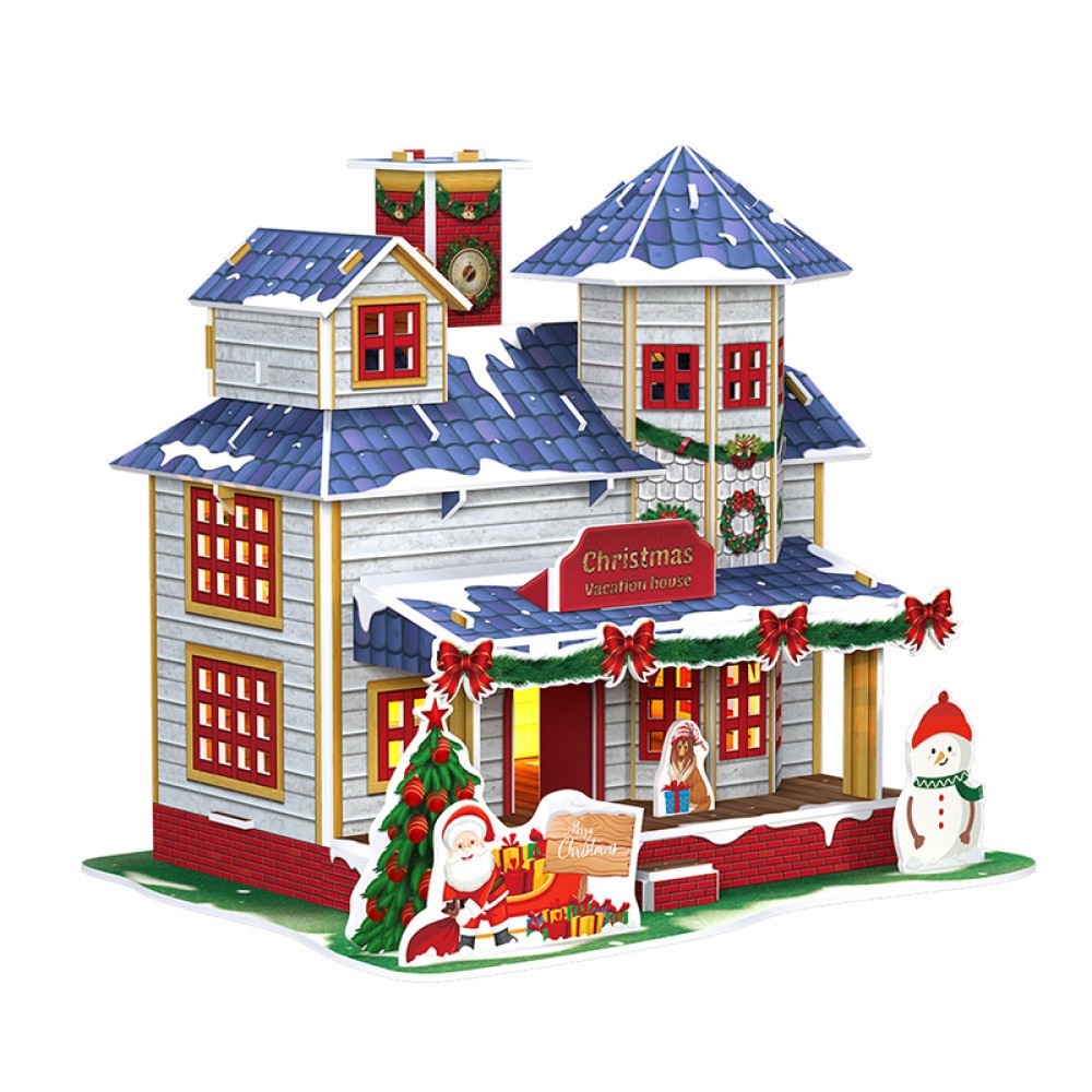 Christmas House 3D Puzzle for Children Christmas House 3D Puzzle for Children