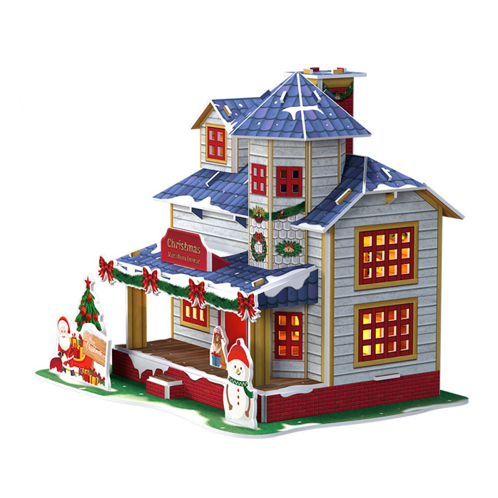Christmas House 3D Puzzle for Children