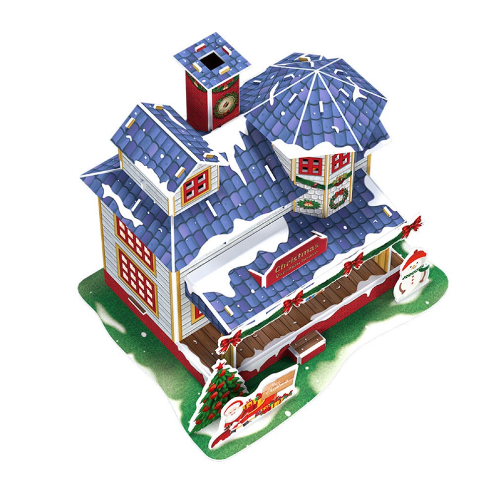 Christmas House 3D Puzzle for Children
