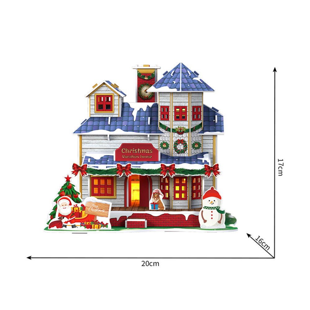 Christmas House 3D Puzzle for Children