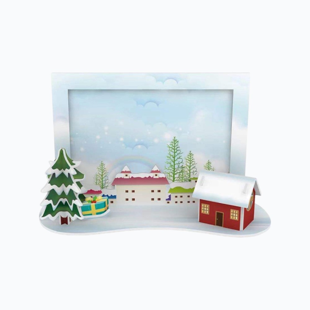 Children's 3D Puzzle Christmas Photo Frame