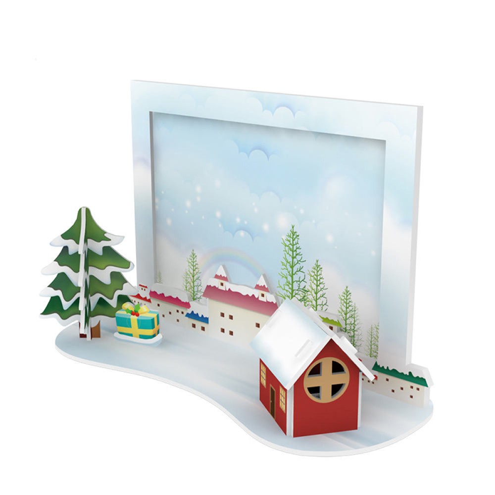 Children's 3D Puzzle Christmas Photo Frame Children's 3D Puzzle Christmas Photo Frame