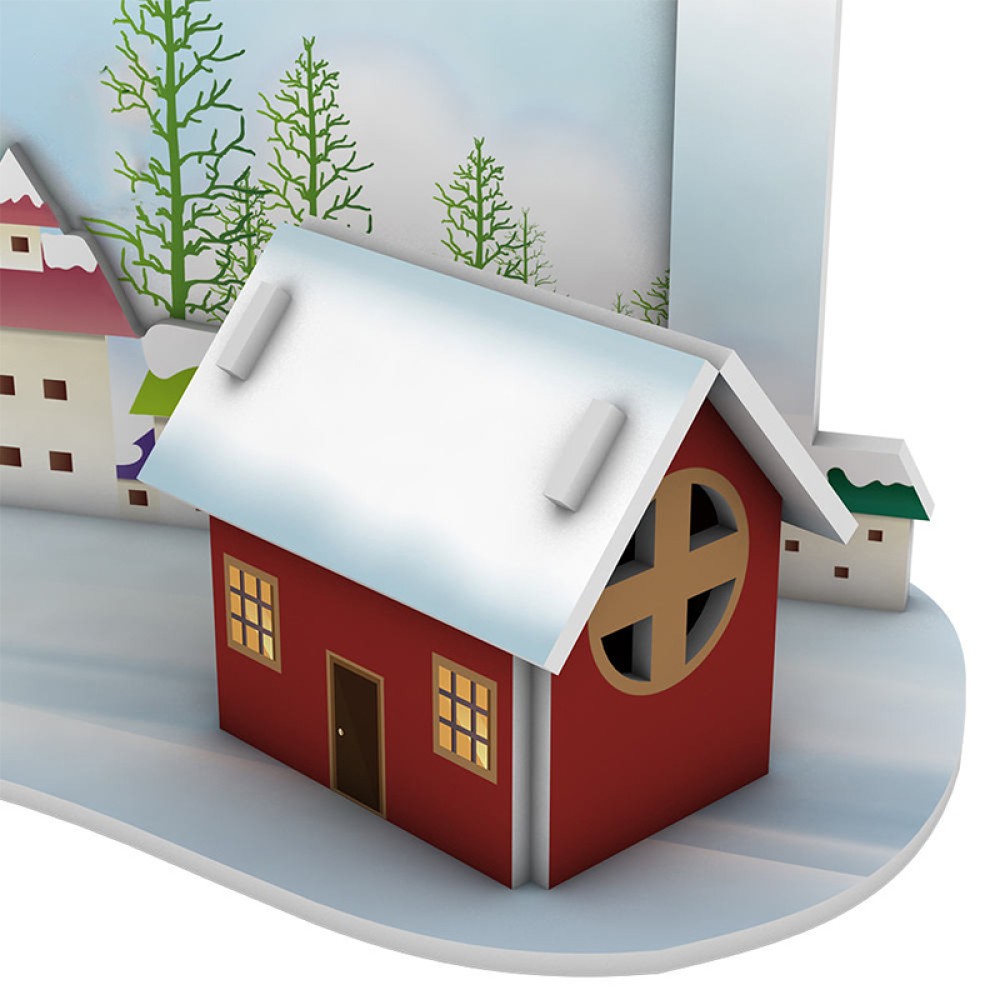 Children's 3D Puzzle Christmas Photo Frame