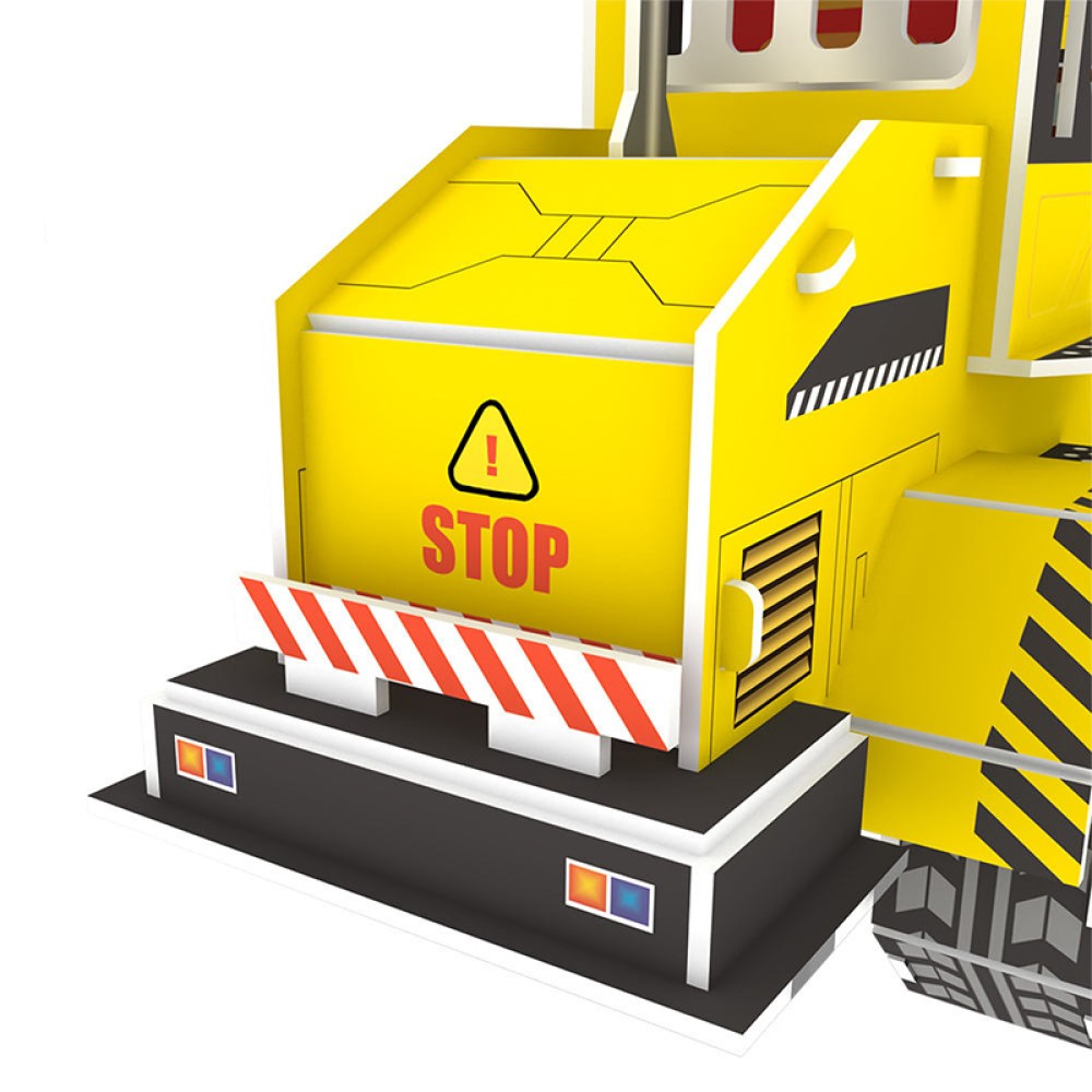 Yellow Forklift 3D Puzzle for Children