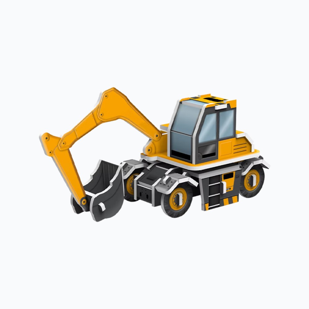 Children's Yellow Excavator 3D Puzzle