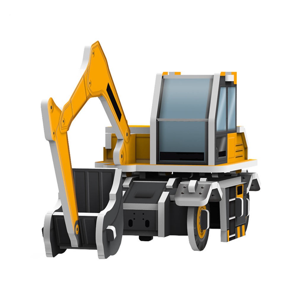 Children's Yellow Excavator 3D Puzzle