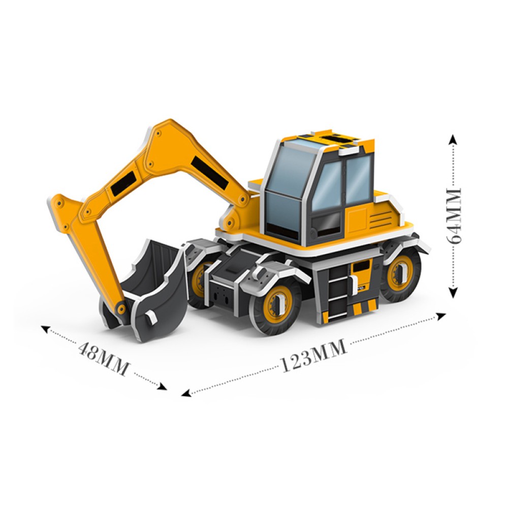 Children's Yellow Excavator 3D Puzzle